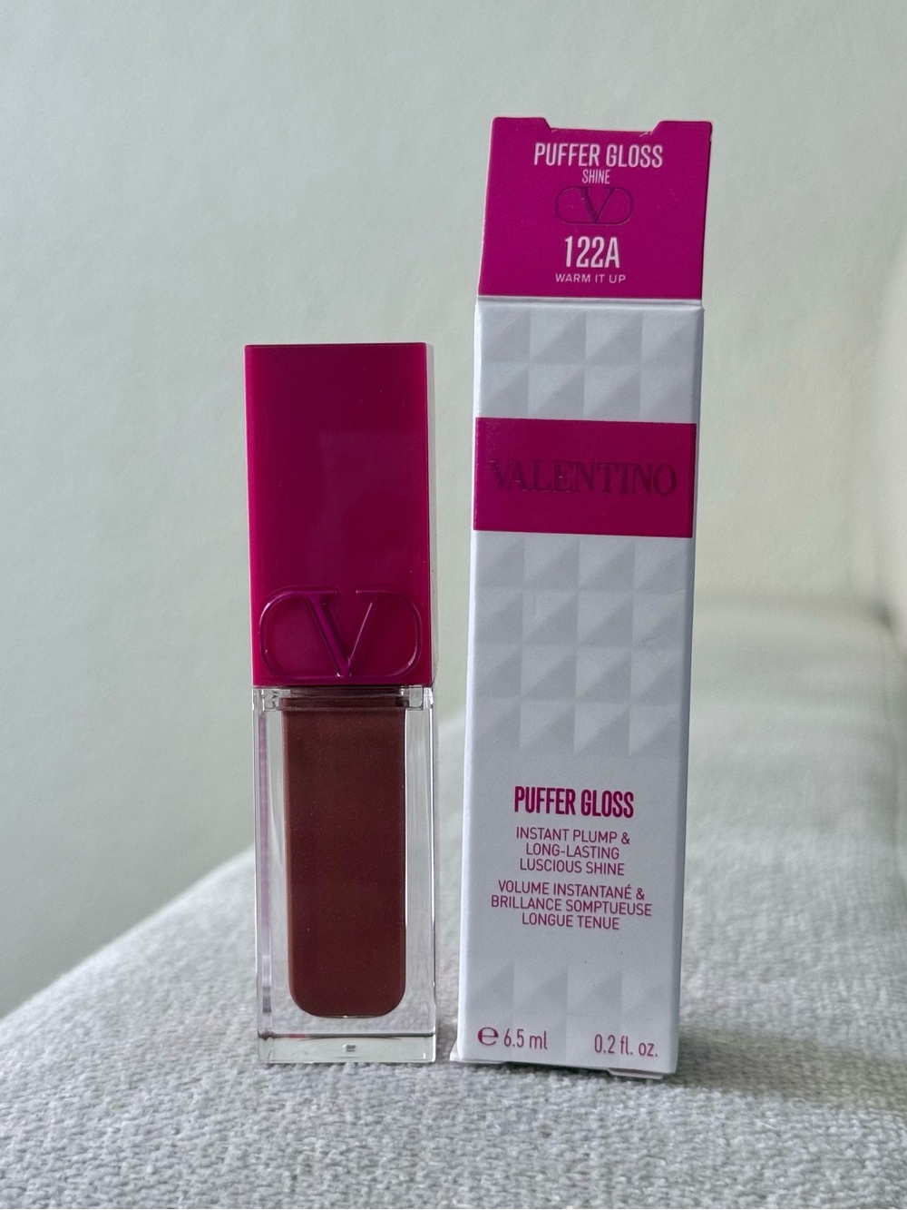 Valentino Puffer Gloss Shine Lip Gloss - 122A Warm It Up